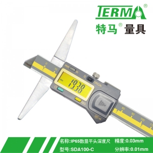 SDA100-C绝对测量平头数显深度尺